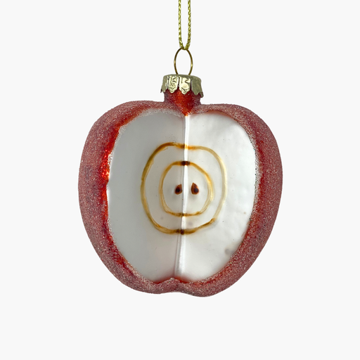 GLASFIGUR APFEL rot
