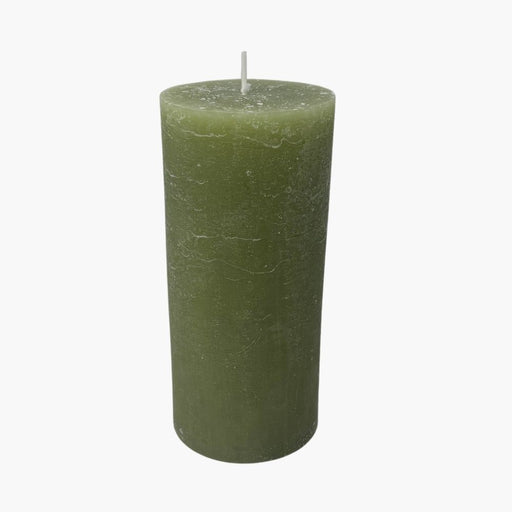 KYRILLA RUSTIC OLIVE  Kerze