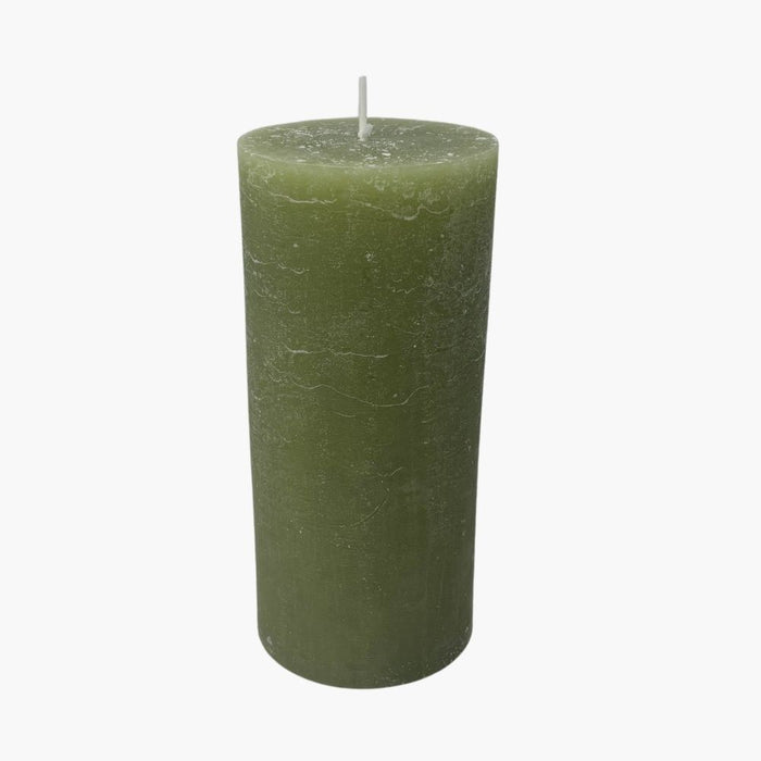 KYRILLA RUSTIC OLIVE  Kerze