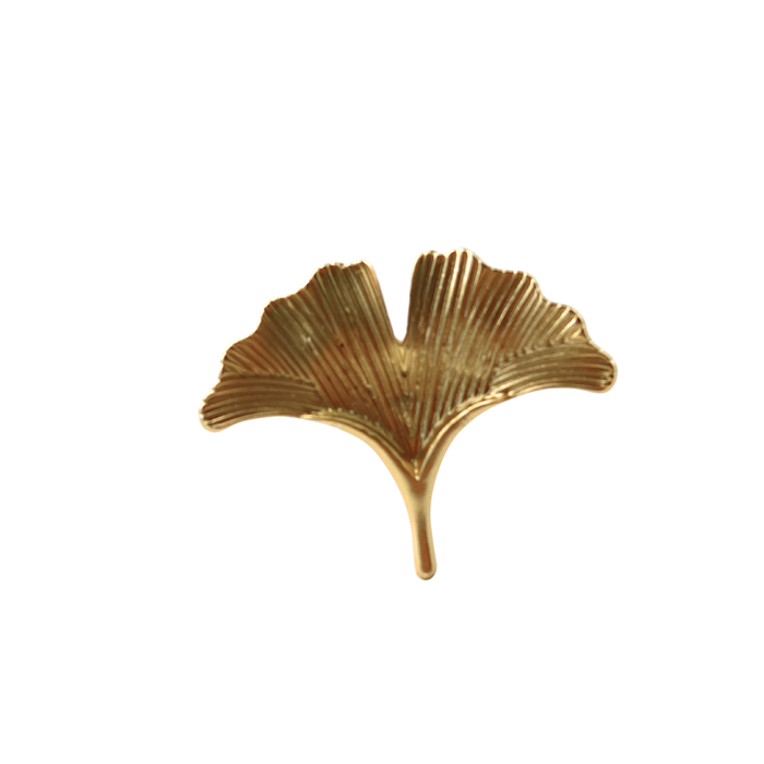 GINGKO Serviettenring einzel gold