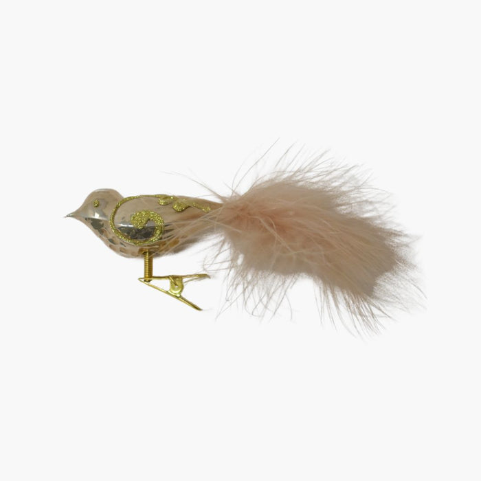 GLASFIGUR VOGEL latte opal