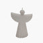 ANGEL II Formkerze weiß S