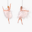 BALLERINA HÄNGER weiß 2 assortiert Prei per Stk.