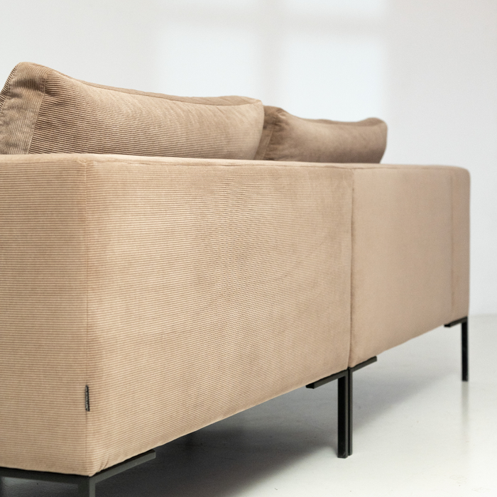 SORA Sofa/Hocker taupe