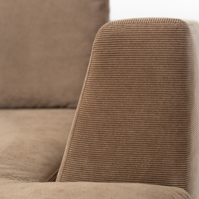 SORA Sofa/Hocker taupe