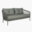 FILTON Sofa 3er grau