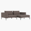 SORA 1.5er Sofa Rec. dusty brown: Versand ab Anfang November