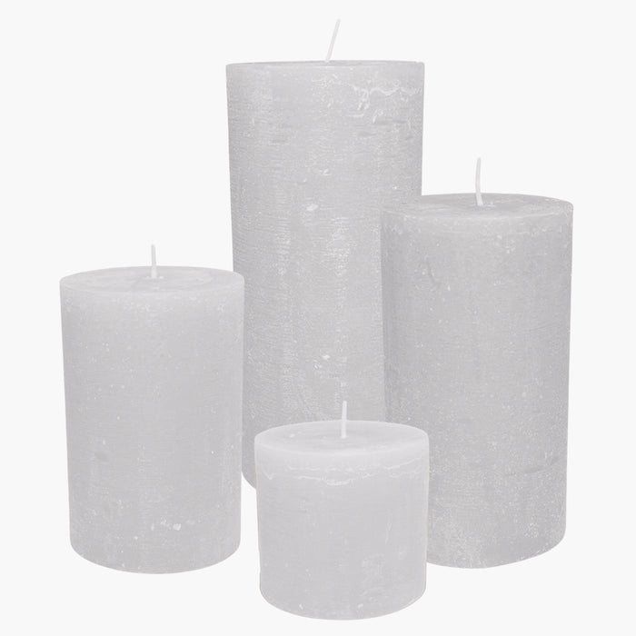 KYRILLA RUSTIC WEISS Kerze