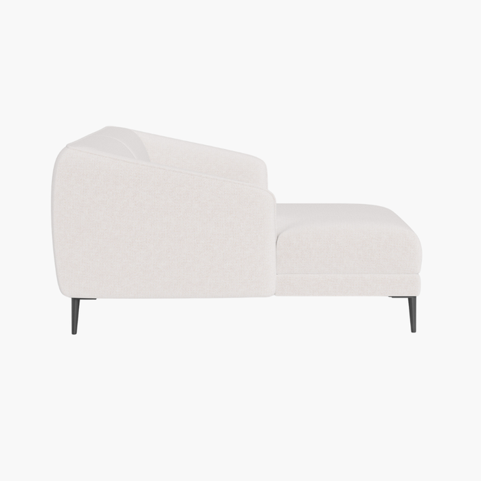 YUNA 1.5er Sofa Récamiere cream