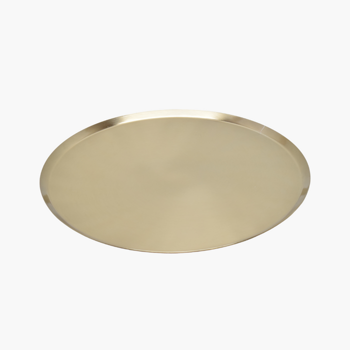 PLAIN Dekoteller Metall gold