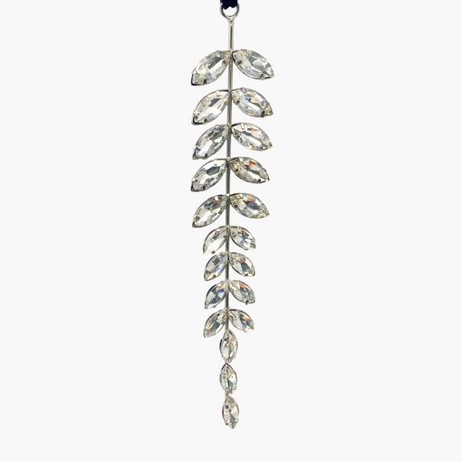 CRYSTAL Zapfen silber