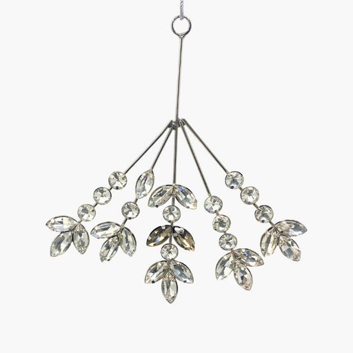 CRYSTAL Zweig silber
