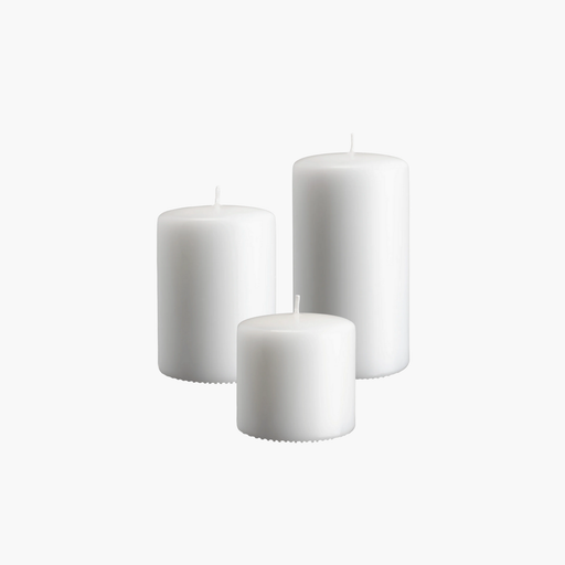 BASE Kerze weiß ADVENT