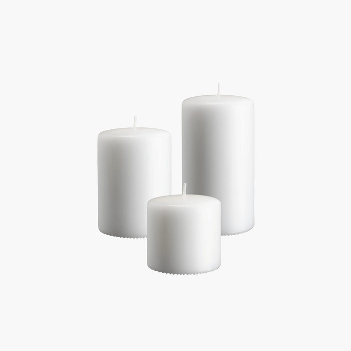 BASE Kerze weiß ADVENT