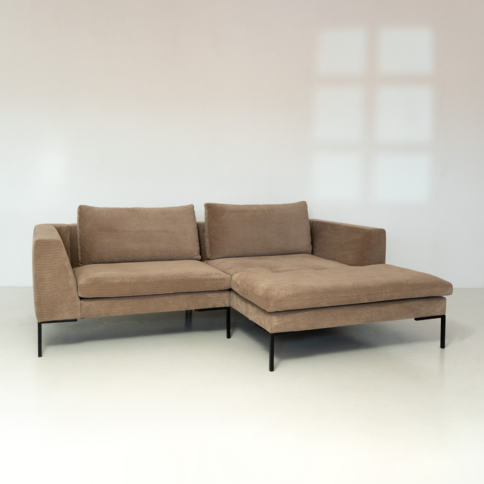 SORA Sofa/Hocker taupe