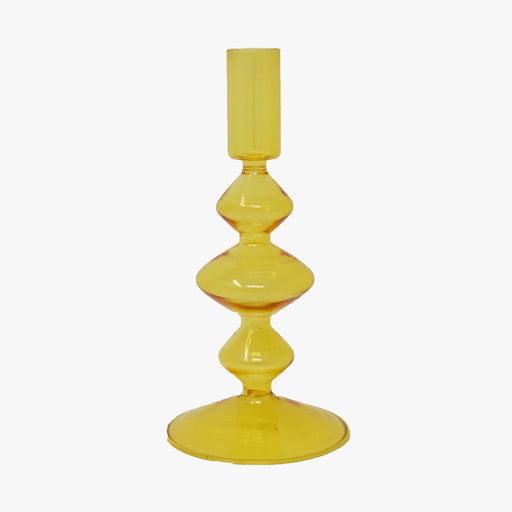 BUBBLE Kerzenhalter gelb