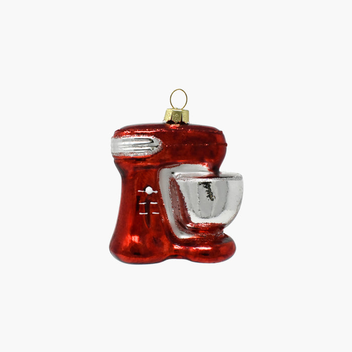 GLASFIGUR KÜCHENMASCHINE rot