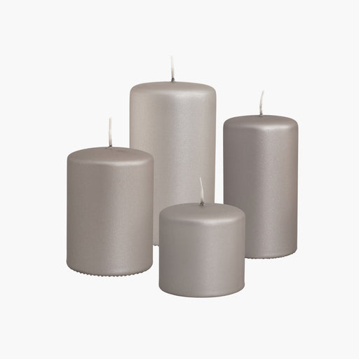 BASE METALLIC Kerze stein