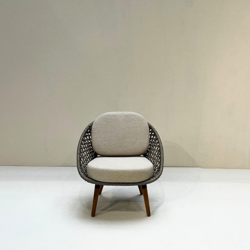 MORRISON Einzelsessel grau/beige