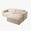 FLYNN1.5er Sofa Rec. Creme : Versand ab Ende Oktober