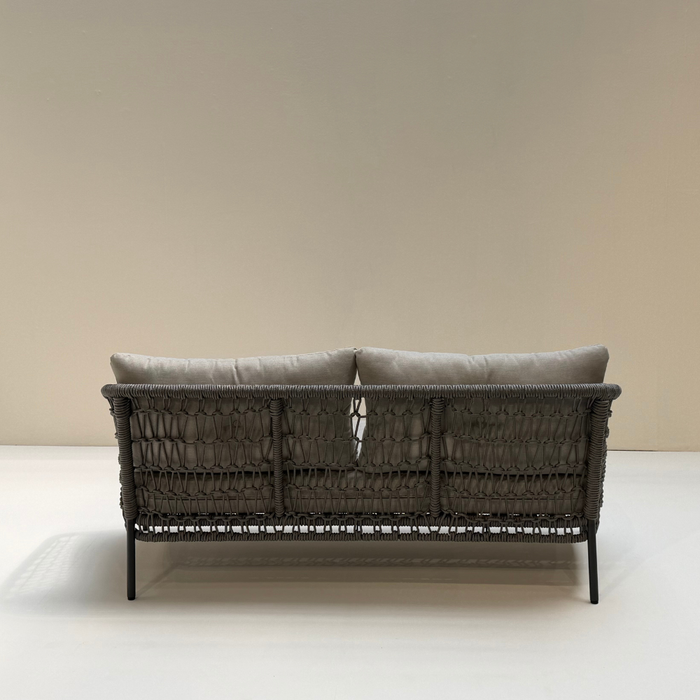 FILTON  3er Sofa anthrazit/taupe