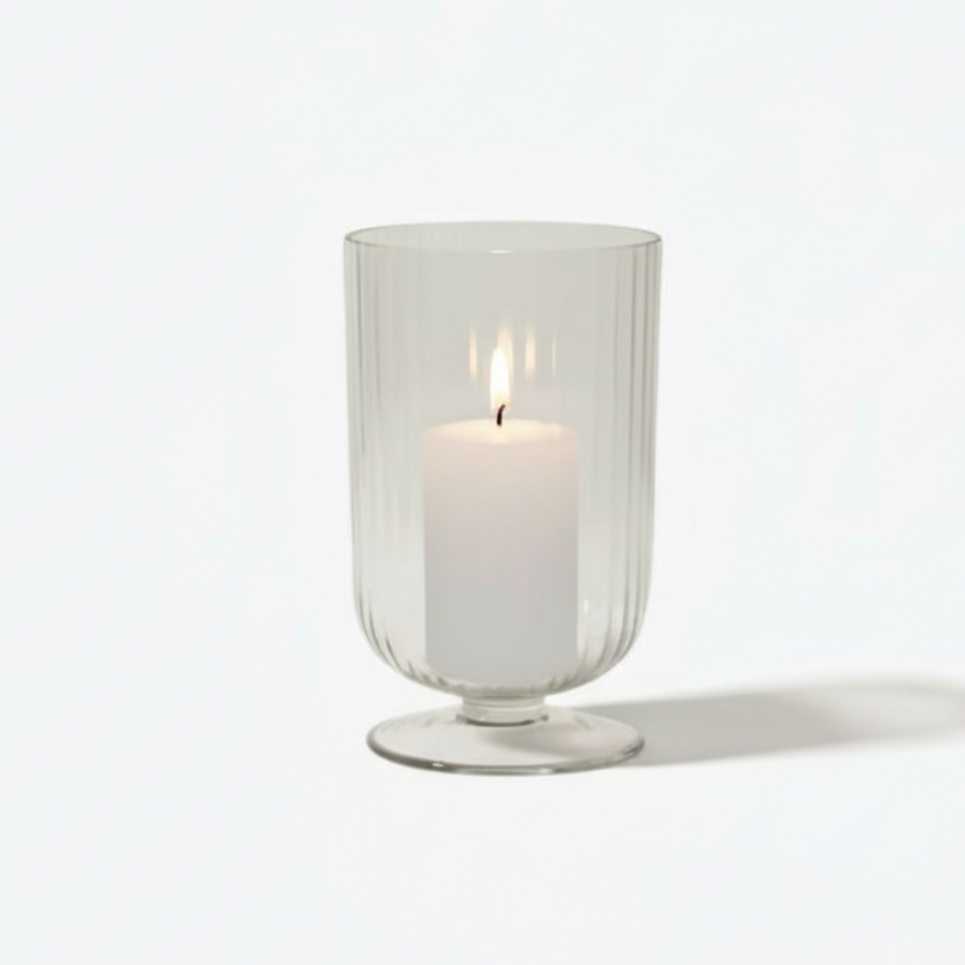 PRIA Windlicht optic Höhe 38 cm, mit Kerze