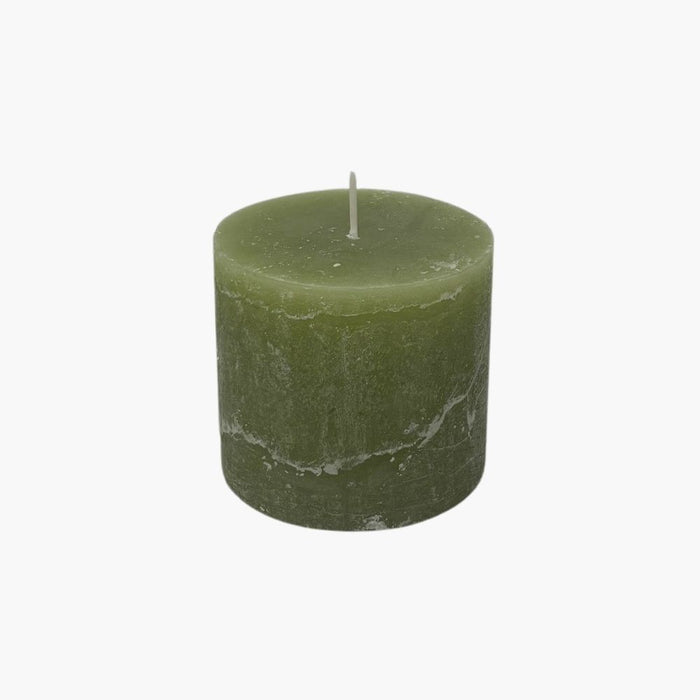 KYRILLA RUSTIC OLIVE  Kerze