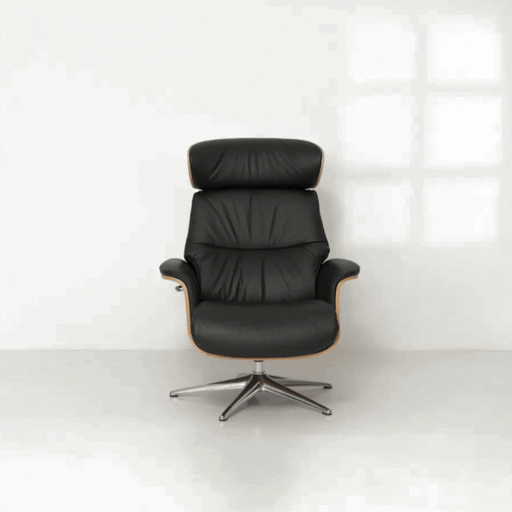 RELAXO Funktionssessel schwarz/nuss