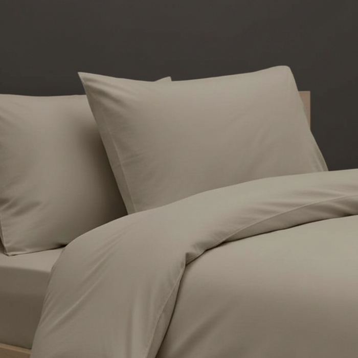RIVA TAUPE Satinbettwäsche