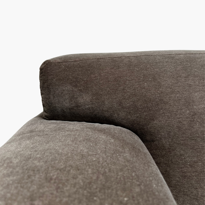JADE 1,5er Sofa Rec. rechts braun