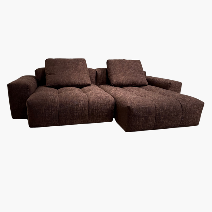 LIAM 1.5er Sofa Rec. rechts umber