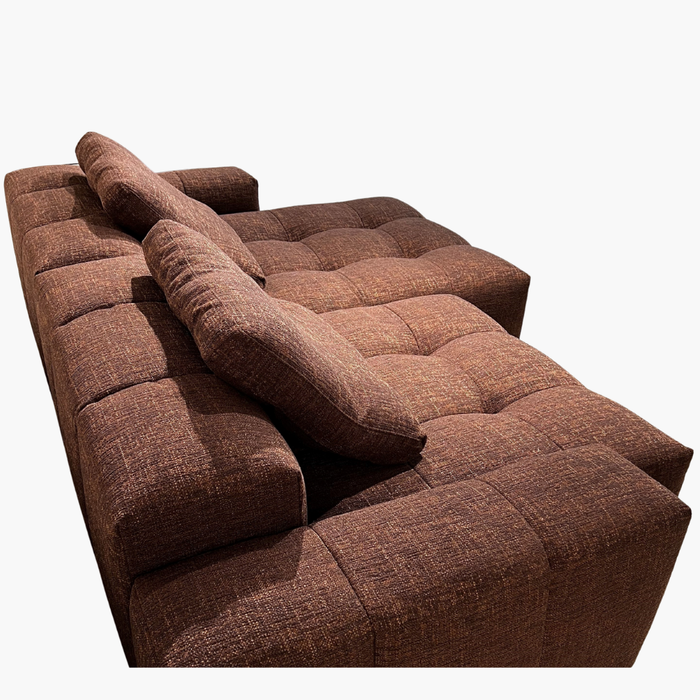 LIAM 1.5er Sofa Rec. rechts umber