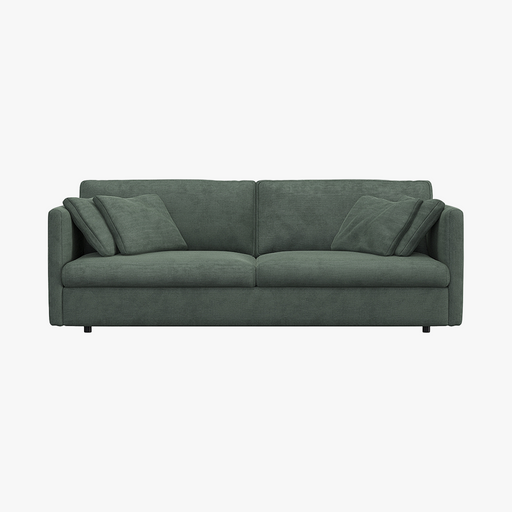 MANON 3er Sofa grün