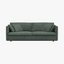 MANON 3er Sofa grün