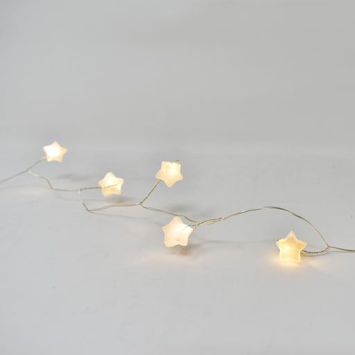 MINI STARS Lichterkette warm weiß 2m
