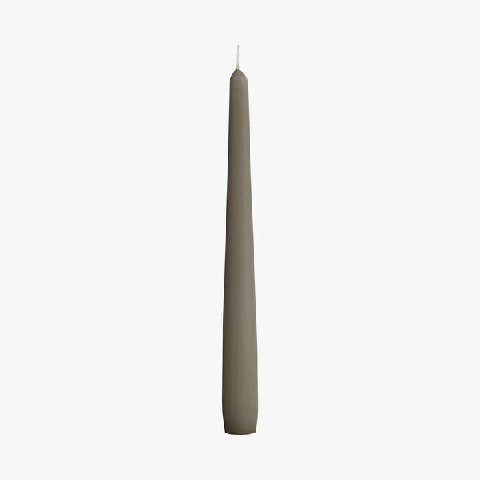 BASE Stab- oder Spitzkerze grau