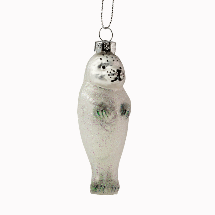 GLASFIGUR ROBBE weiss