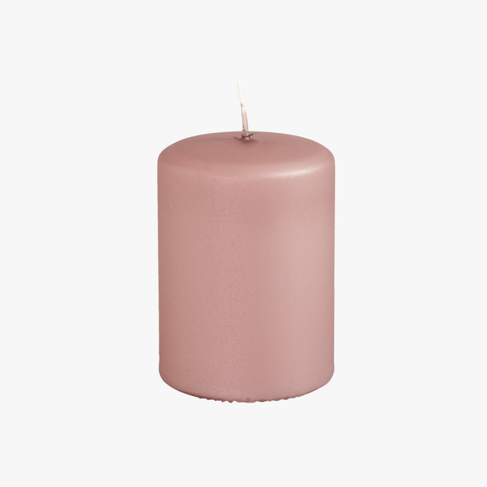 BASE METALLIC Kerze rose
