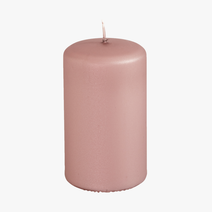 BASE METALLIC Kerze rose
