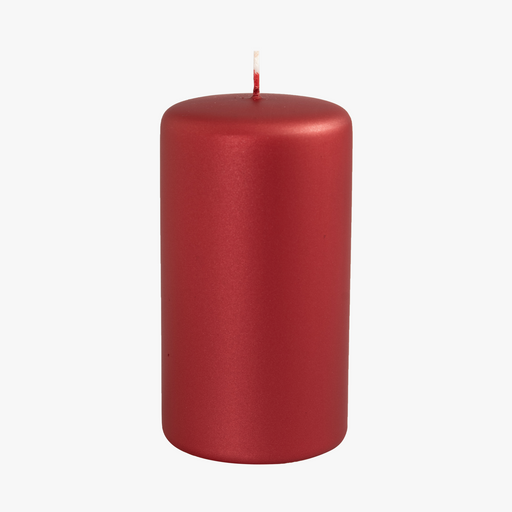 BASE METALLIC Kerze rot