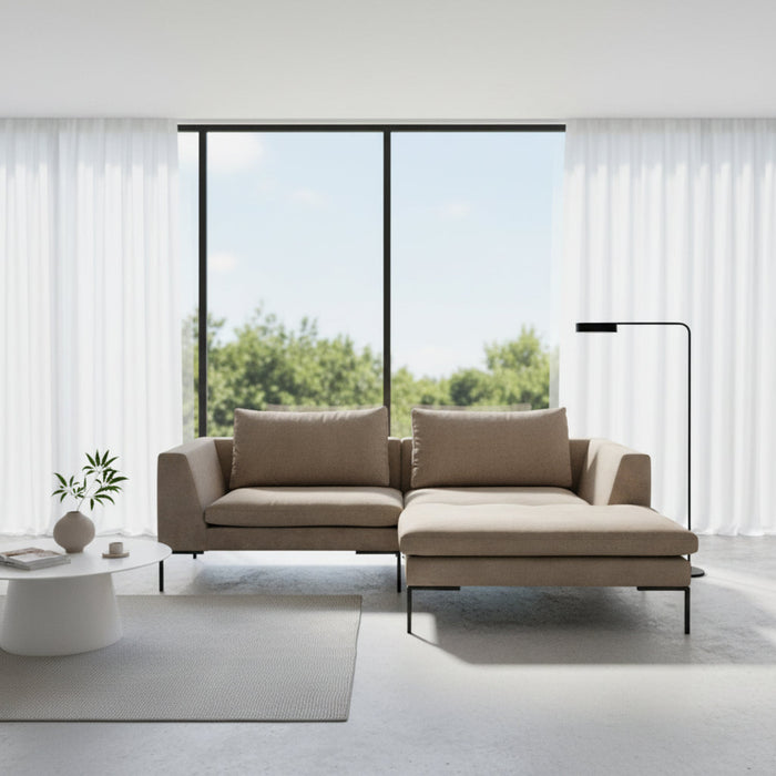 SORA Sofa/Hocker taupe