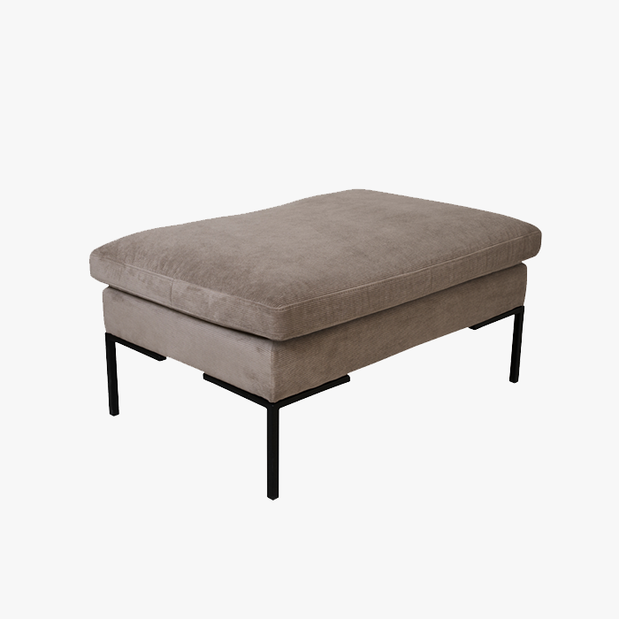 SORA Sofa/Hocker taupe